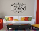 You Are Loved Quotes Wall  Art Stickers